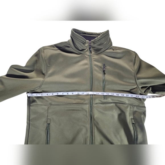 Swiss Tech Green Jacket with Stand-Up Collar - Picture 4 of 5